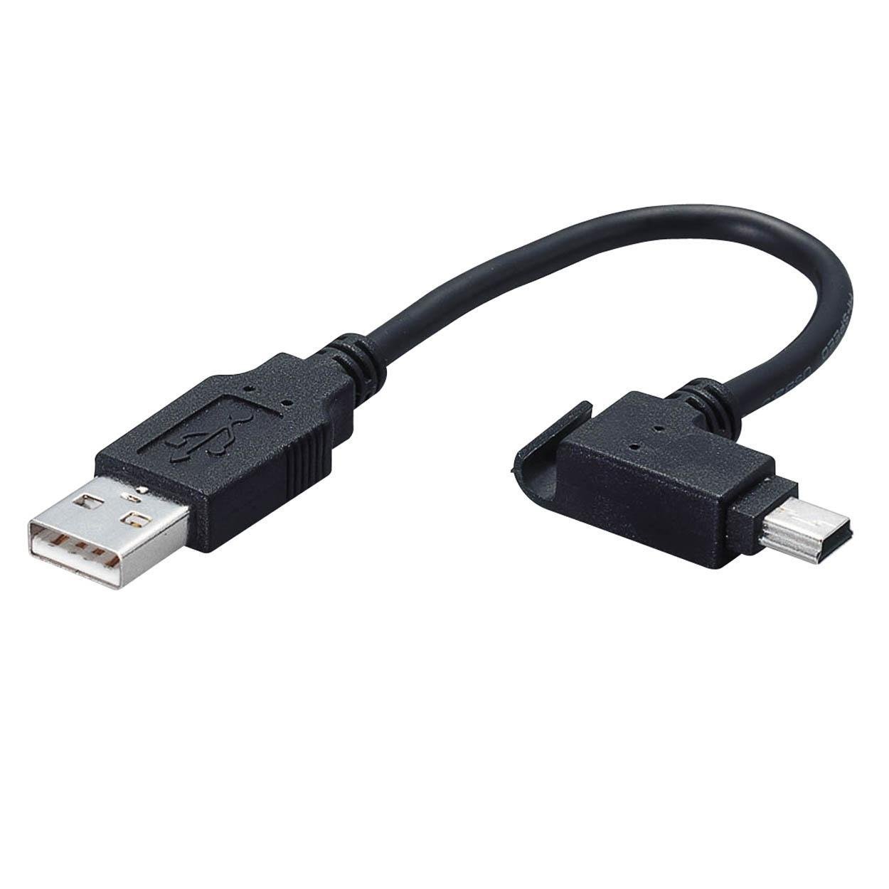 ELECOM ��Х�����USB�����֥� USB(A)����-USB(miniB)���� 0.1m USB-MBM5