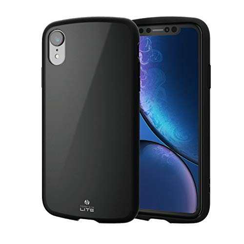エレコム iPhone XR ケース 衝撃吸収 TOUGH SLIM LITE  ブラック PM-A18CTSLBK