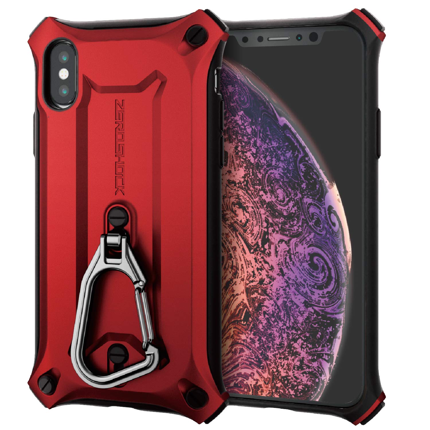 쥳 iPhone XS  iPhone X б ׷ۼ ZEROSHOCK ӥդ MILʽ å PM-A18BZEROKRD