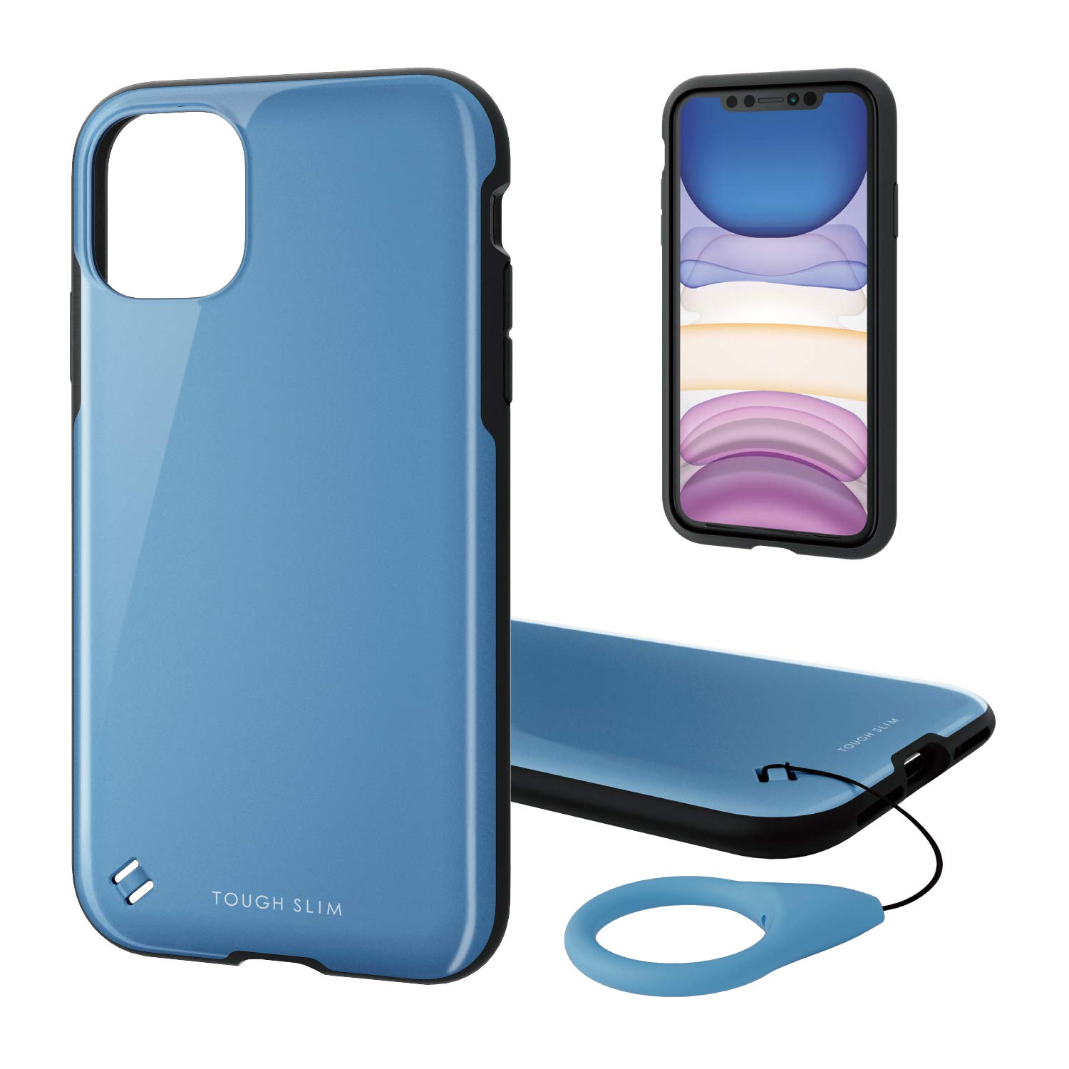 エレコム iPhone 11 ケース TOUGH SLIM 