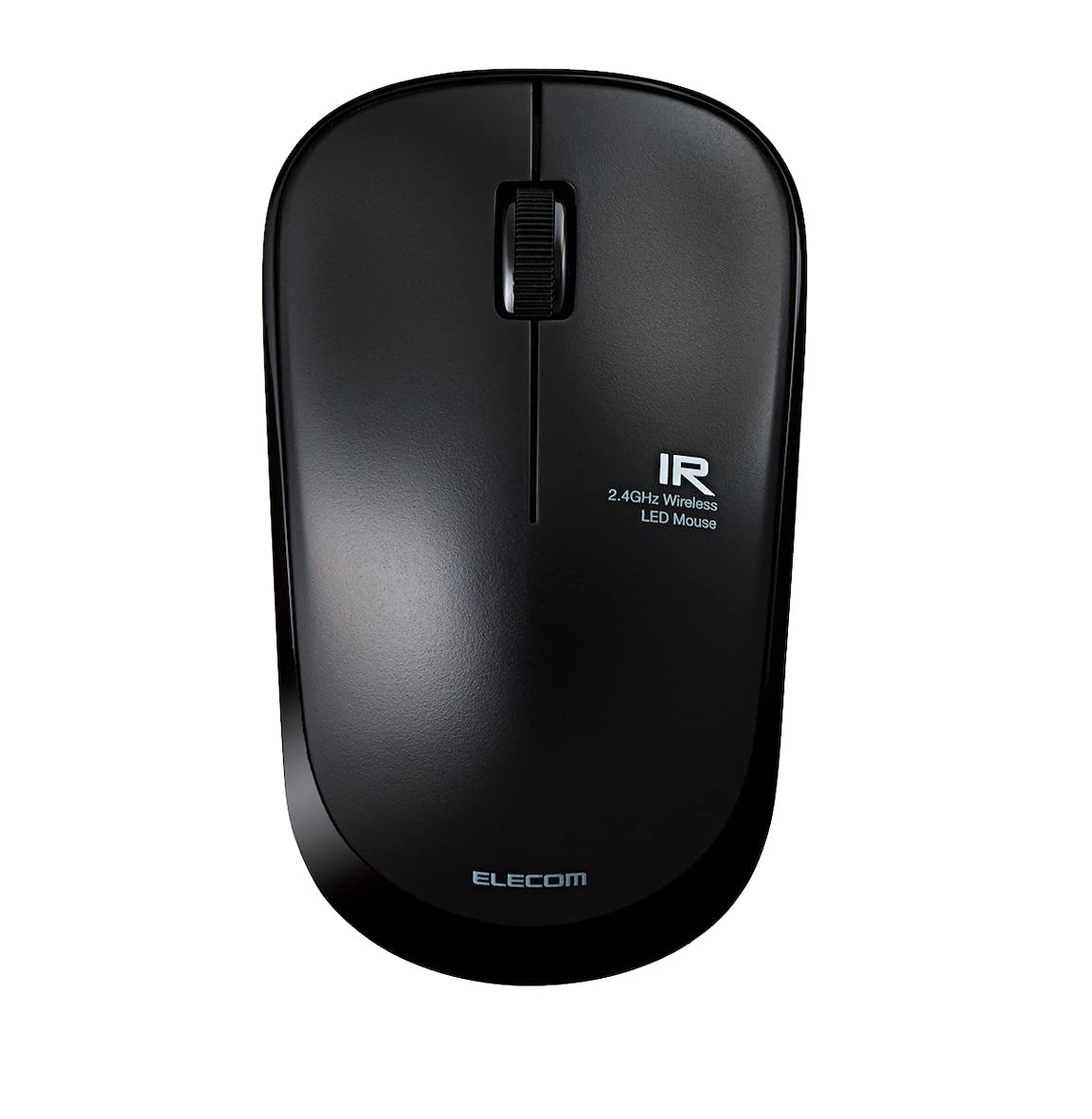Ball Type Mouse - エレコム マウス ワイヤレス (レシーバー付属) Mサイズ 3ボタン IRセンサー 省電力 ブラック M-IR07DRBK