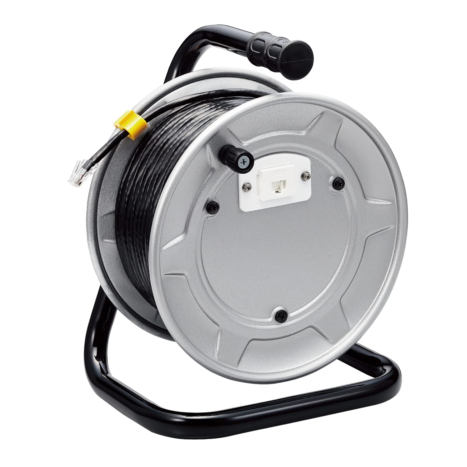 エレコム 延長 LANケーブル Cat6A準拠 ドラム式 巻き取り 30m ブラック LD-GPAD/BK30