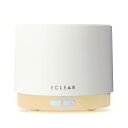 2022年モデルエレコム 加湿器 アロマディフューザー 卓上 エクリアミスト USB給電 抗菌 約100ml 超音波式 連続運転モード:最大8時間 銀系無機抗菌剤 SIAAマーク取得 円柱型 アロマ拡張モード 揺らぎライトモード搭載 ホワイト HCE-HU2203UWH
