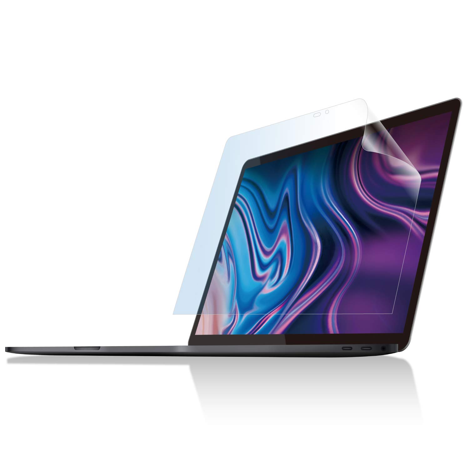 エレコム 液晶保護フィルム MacBook Air 13inch 2020/2019/2018年モデル 2020年M1チップモデル対応 反射防止 高精細 フッ素抗菌加工 スーパースムース EF-MBAR13FLST