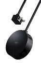 エレコム 電源タップ 見せるインテリア roo't(ルオット) 丸型 4個口 2.5m ブラック AVT-D4-2425BK