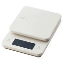 エレコム キッチンスケール 最大3kg 最小0.5g表示 バックライト付 0g表示 自動電源オフ アイボリー HCS-KSA01IV