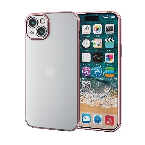 쥳 iPhone15 Plus  ݸ ե ᥿åù ԥ󥯥 PM-A23BUCTMKPN