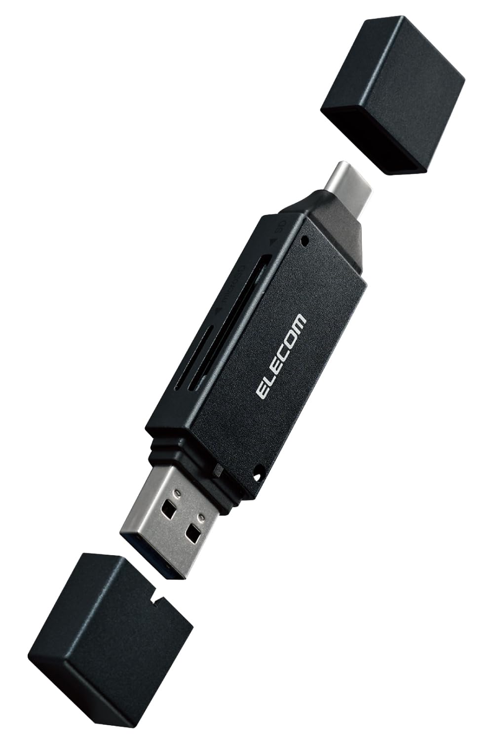 GR J[h[_[ USB Type-CUSB-AΉ }^Cv SD{microSD USB 5Gbps ubN MR3C-D207BK