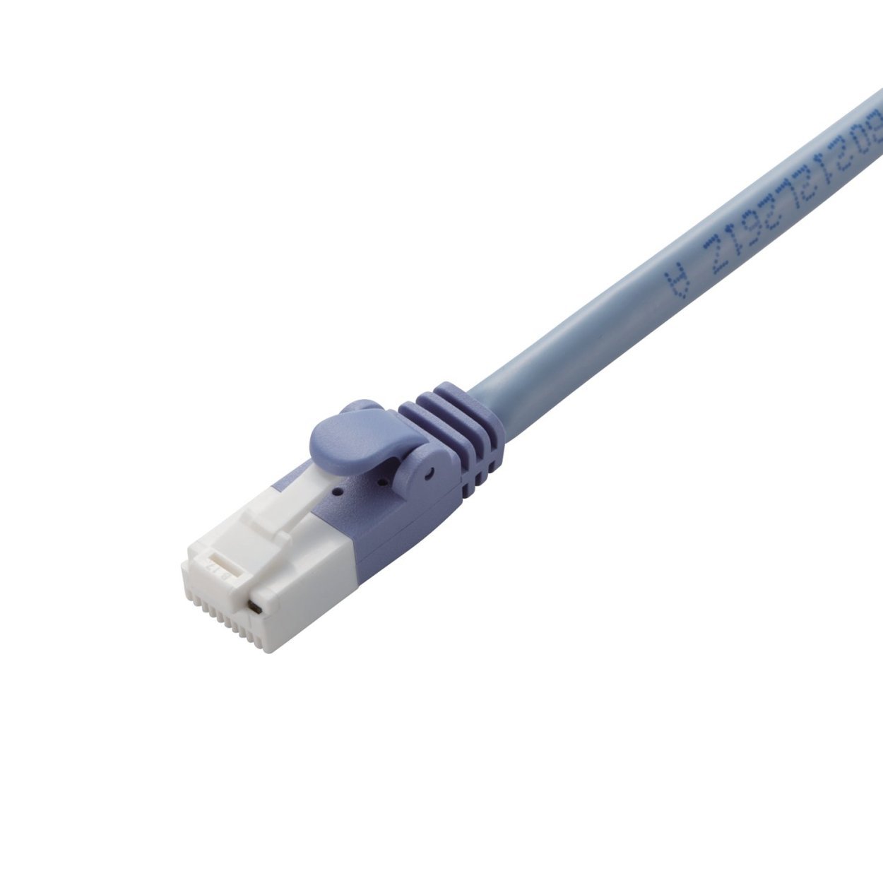 エレコム LANケーブル CAT6 0.5m ツメが折れない 爪折れ防止コネクタ cat6対応 スタンダード ブルー LD-GPT/BU05