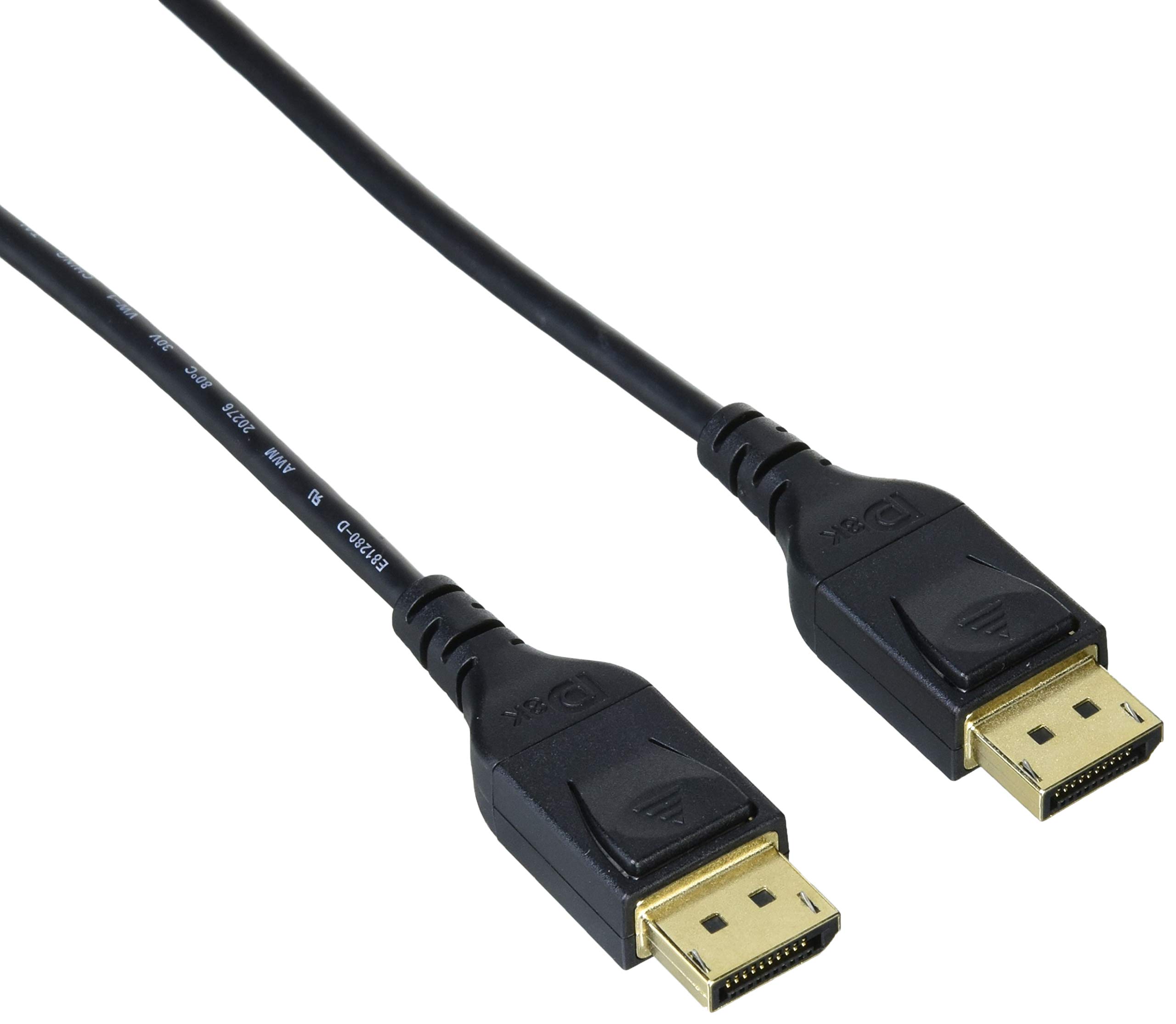 エレコム ディスプレイポートケーブル 2m4K8K対応DisplayPort to DisplayPort ver1.4 CAC-DP1420BK