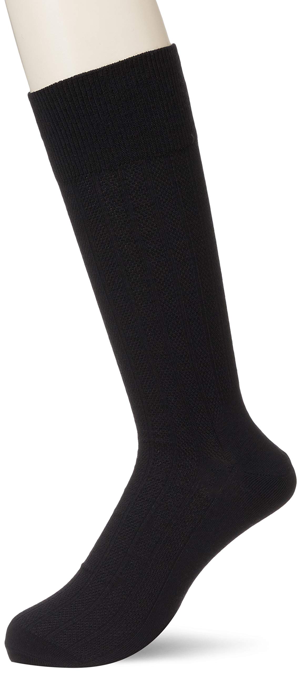 [オカモト] 24時間におわない SUPER SOX(スーパーソックス) ストライプ柄 クルーソックス メンズ ブラ..