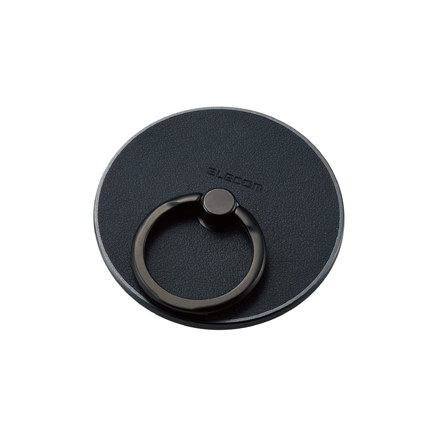 エレコム スマホリング マグネット 落下防止 レザー [Magsafe対応のiPhone用(iPhone13/12)] MAGKEEPシリーズ ブラック P-STRMKMLBK