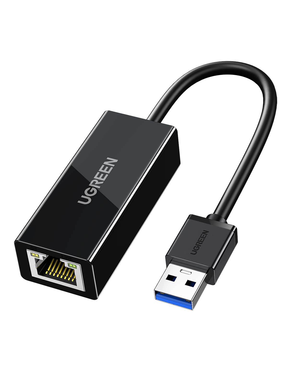 UGREEN USB LAN 有線LANアダプタ Switch 有線LAN USB 3.0 to RJ45 ギガビットイーサネット 10/100/1000Mbps超高速 Switch 動作確認済 黒