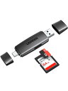 UGREEN SDカードリーダー Type-C OTG対応 1台2役 USB3.0 Microsd 2TBまで大容量カードに対応 Android スマホ タブレット、MacBook、Windows PCに適用(2)