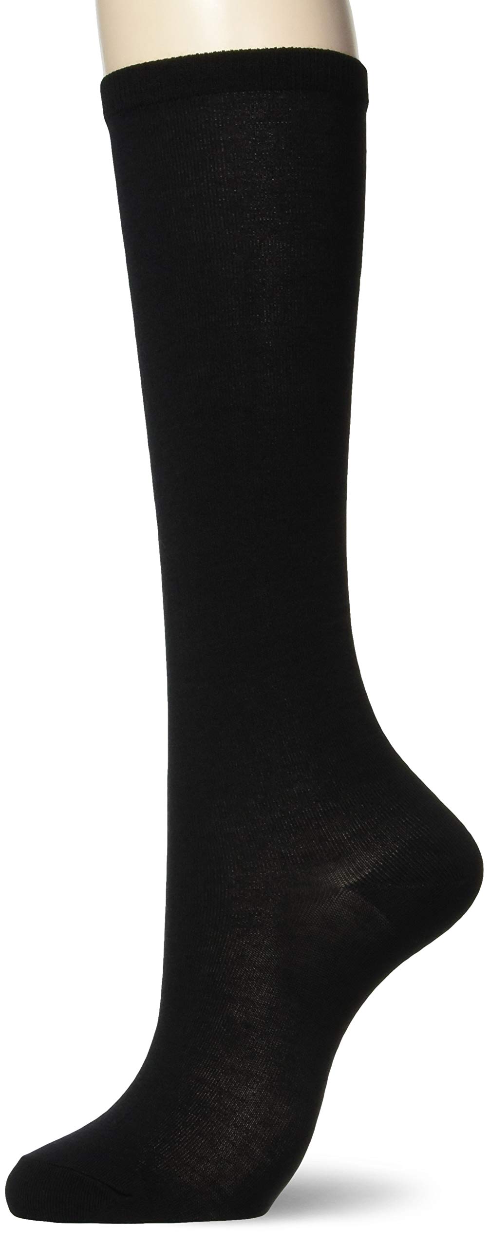 [オカモト] 24時間におわない SUPER SOX(スーパーソックス) レディース ハイソックス 1足組 消臭 靴下 吸水 吸放湿性 におわない ムレない ブラック 日本 21-23 (-)(4)