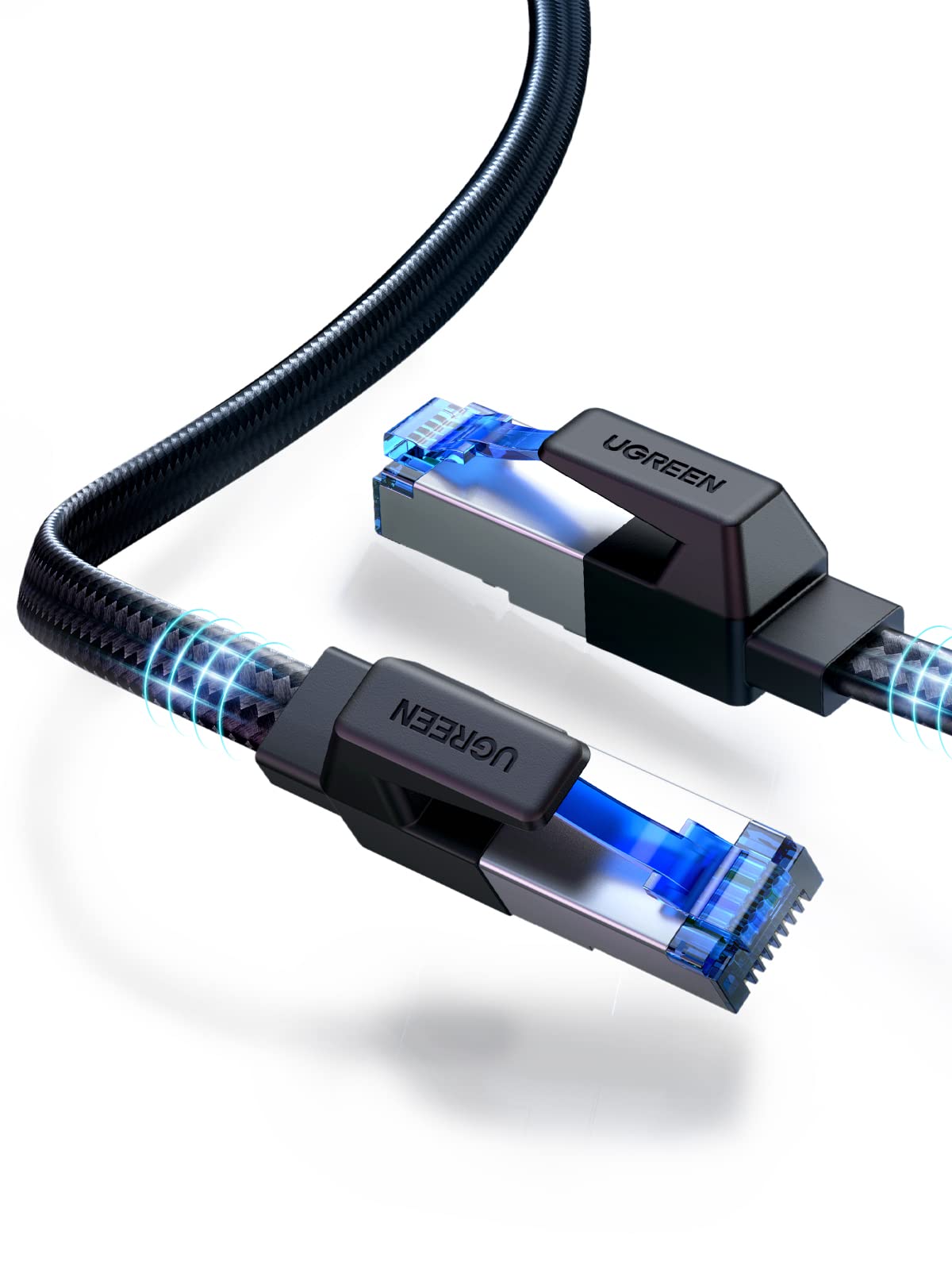 UGREEN LAN֥ ƥ꡼8 RJ45 åǺ ӥå40Gbps/2000MHz CAT8 ͥåȥ...