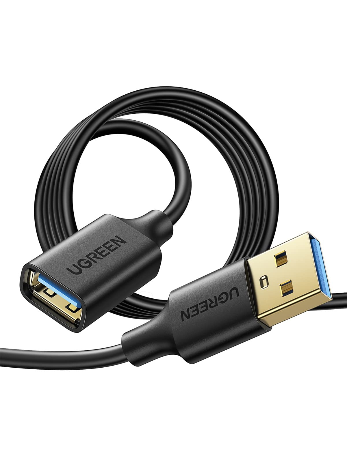 UGREEN USB 延長 5M USBケーブル USB3.0 タイプAオス-Aメス 高速データ転送 金メッキコネクタ USB 延長コード 適格請求書発行可