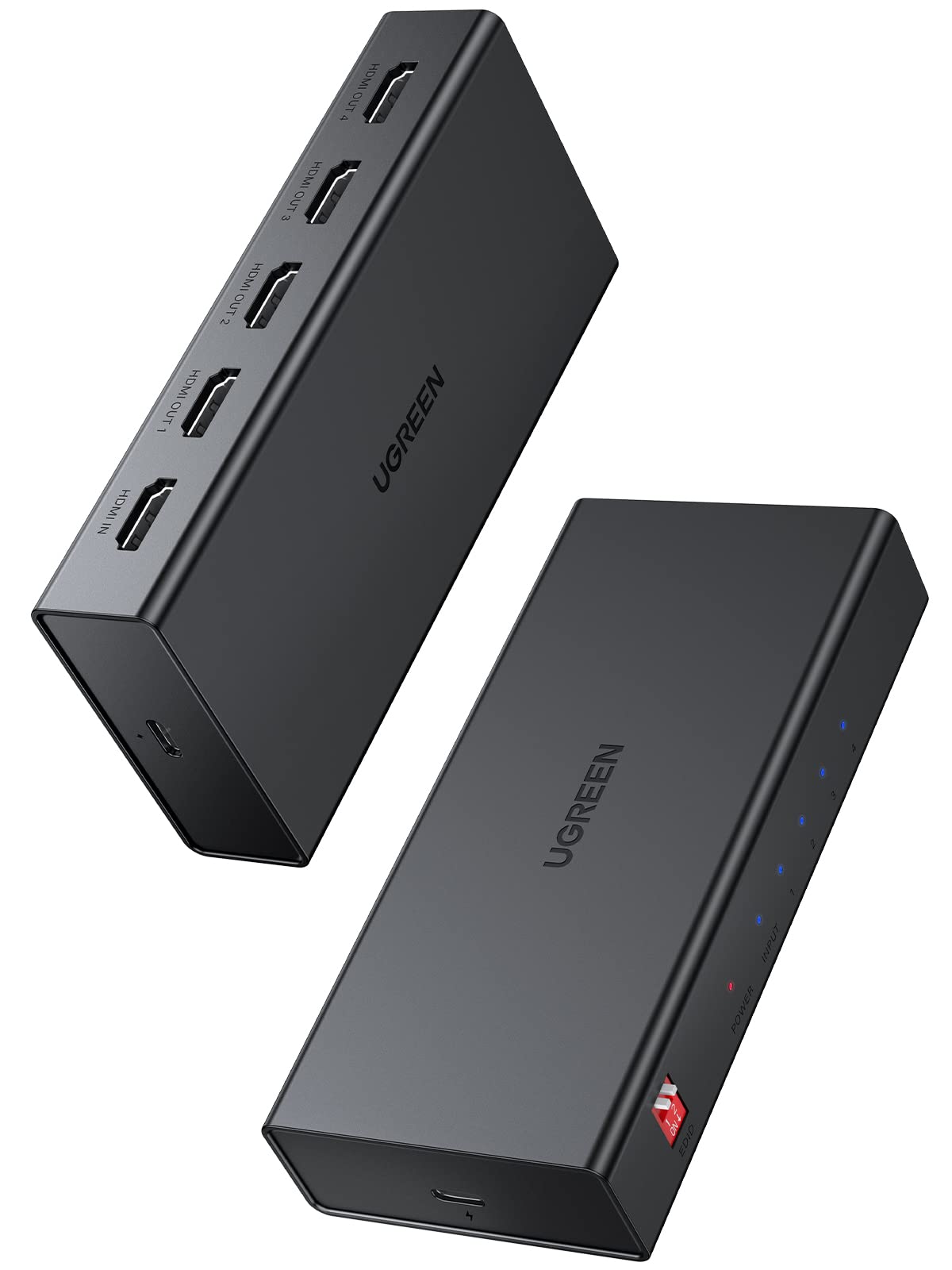 UGREEN HDMI ʬ۴ 14 4K@60Hz HDMI ץå ư 4Ʊ HDMI1.4 PC HDT...