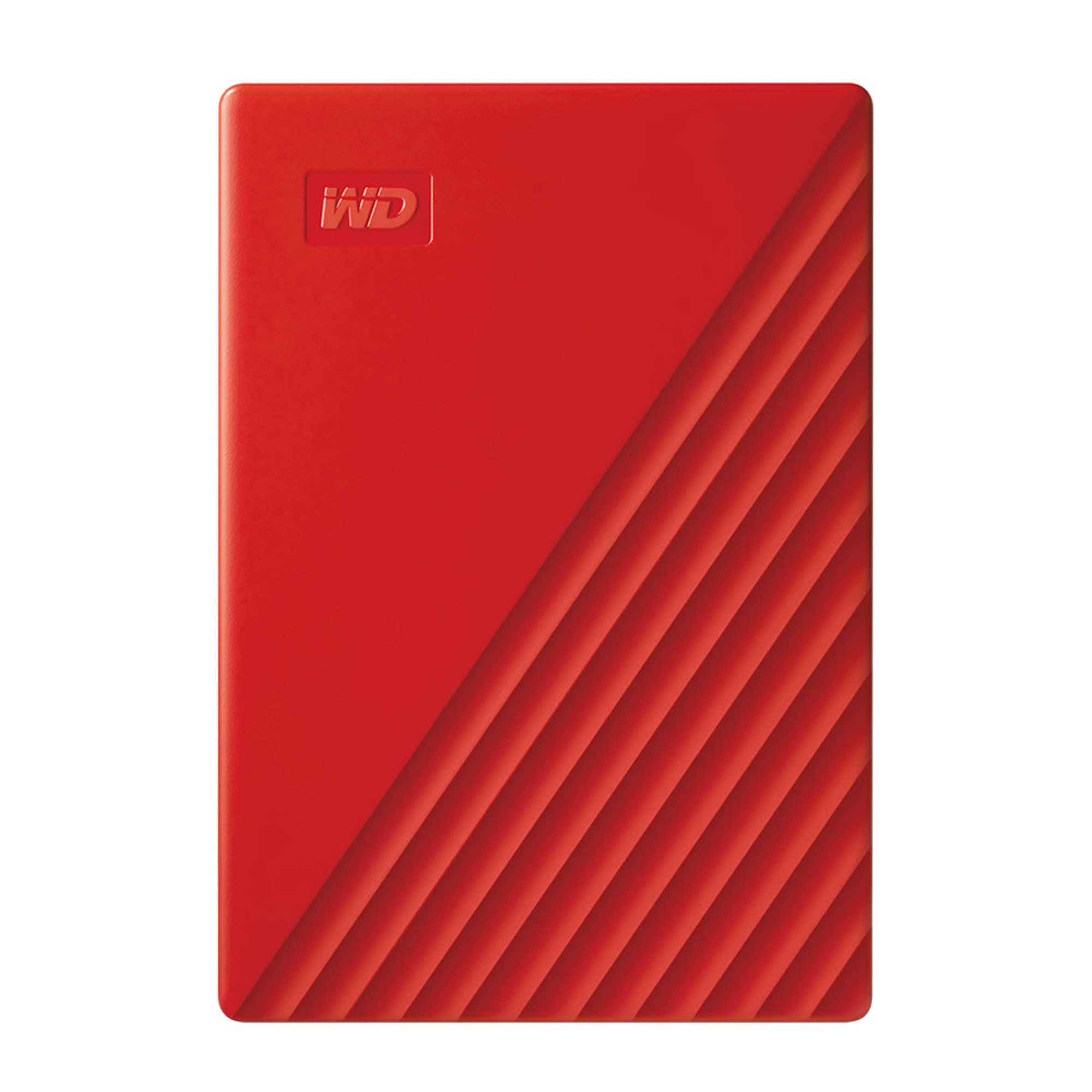 WD ポータブルHDD 5TB USB3.0 レッド My Passport 暗号化 パスワード保護 外付けハードディスク / メーカー3年保証 WDBPKJ0050BRD-WESN 国内正規代理店品