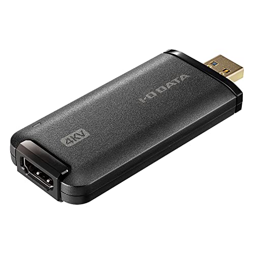 アイ・オー・データ IODATA USB HDMI変換アダプター 4K 一眼カメラ ビデオカメラ 配 ...