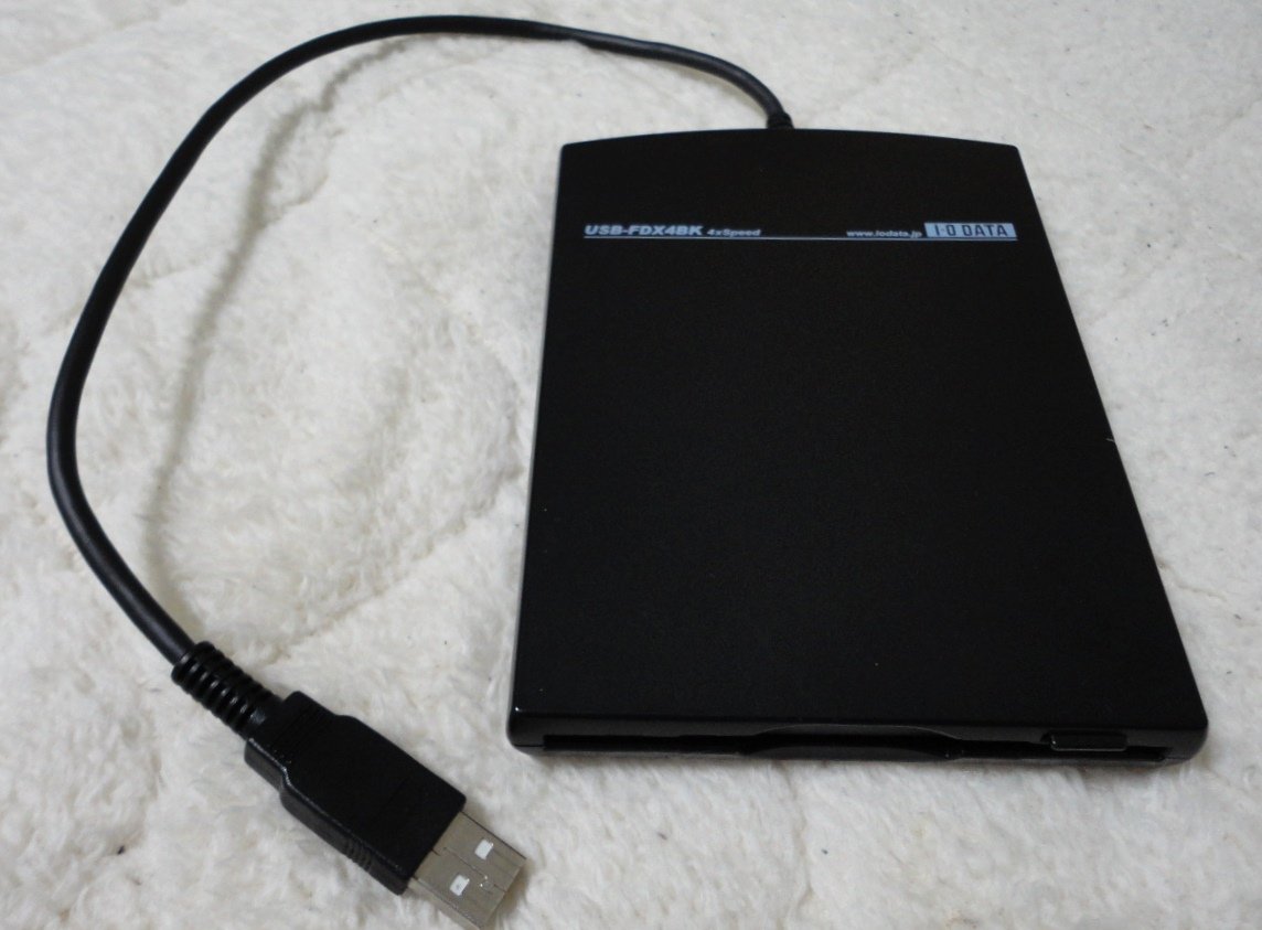I-O DATA USB-FDX4BK USB 1.1対応 4倍速 FDド