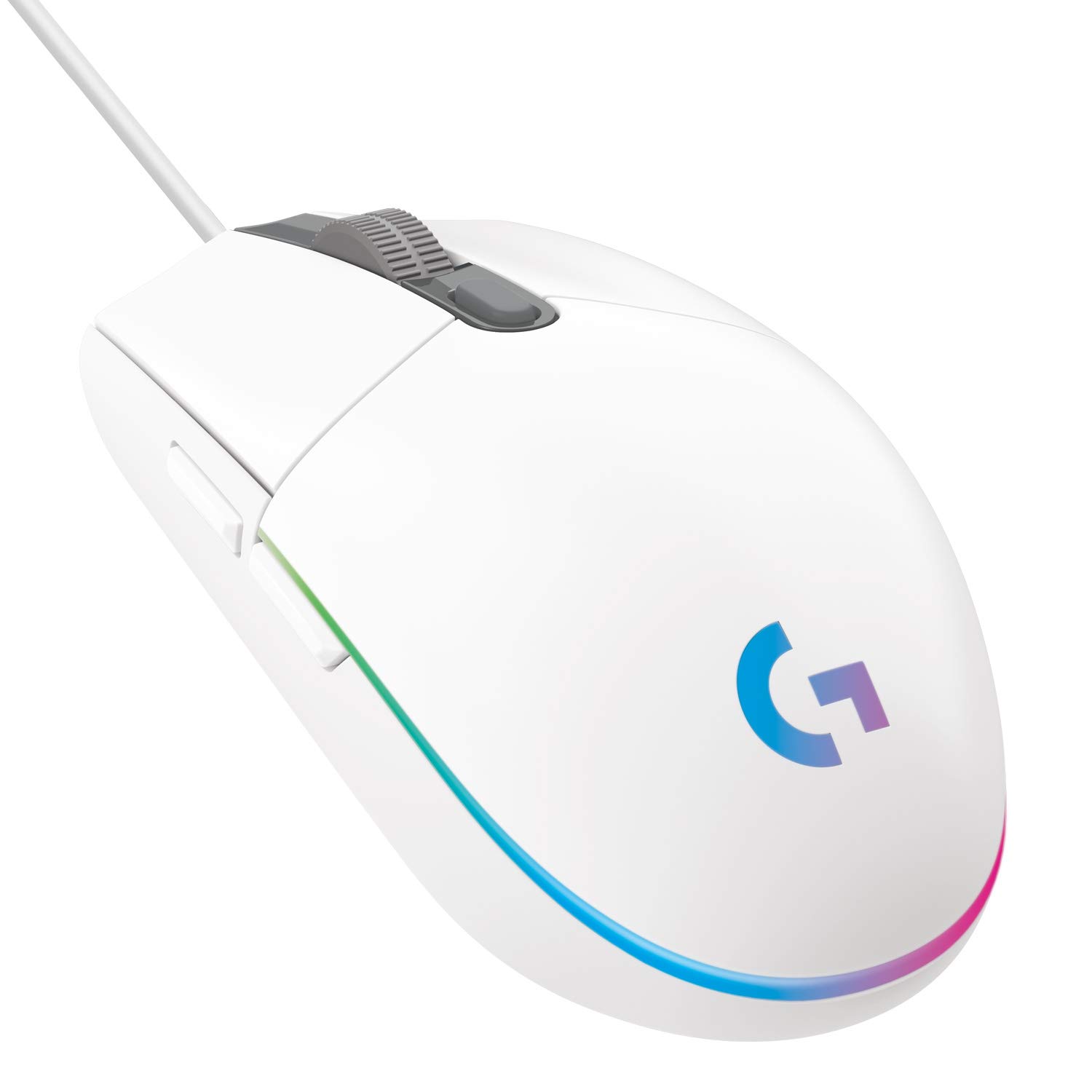 Logicool G ロジクール G ゲーミングマウス 有線 G203 ホワイト LIGHTSYNC RGB 6個プログラムボタン 85g軽量 G203-WH 国内正規品 ファイナルファンタジーXIV 推奨周辺機器