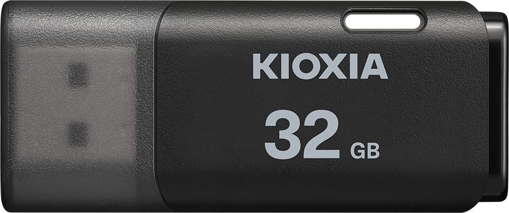 KIOXIA(キオクシア) 旧東芝メモリ USBフラッシュメモリ 32GB USB2.0 日本製 国内サポート正規品 KLU202A032GK