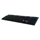 Logicool G ロジクール G ゲーミングキーボード ワイヤレス G913 薄型 GLスイッチ タクタイル メカニカル 日本語配列 LIGHTSPEED 無線 Bluetooth 接続対応 LIGHTSYNC RGB G913-TC 国内正規品 ファイナルファンタジーXIV 推奨周辺機器