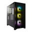 CORSAIR iCUE 4000X RGB 饹ߥɥ륿 ATX PC ֥å CC-9011204-WW CS7977