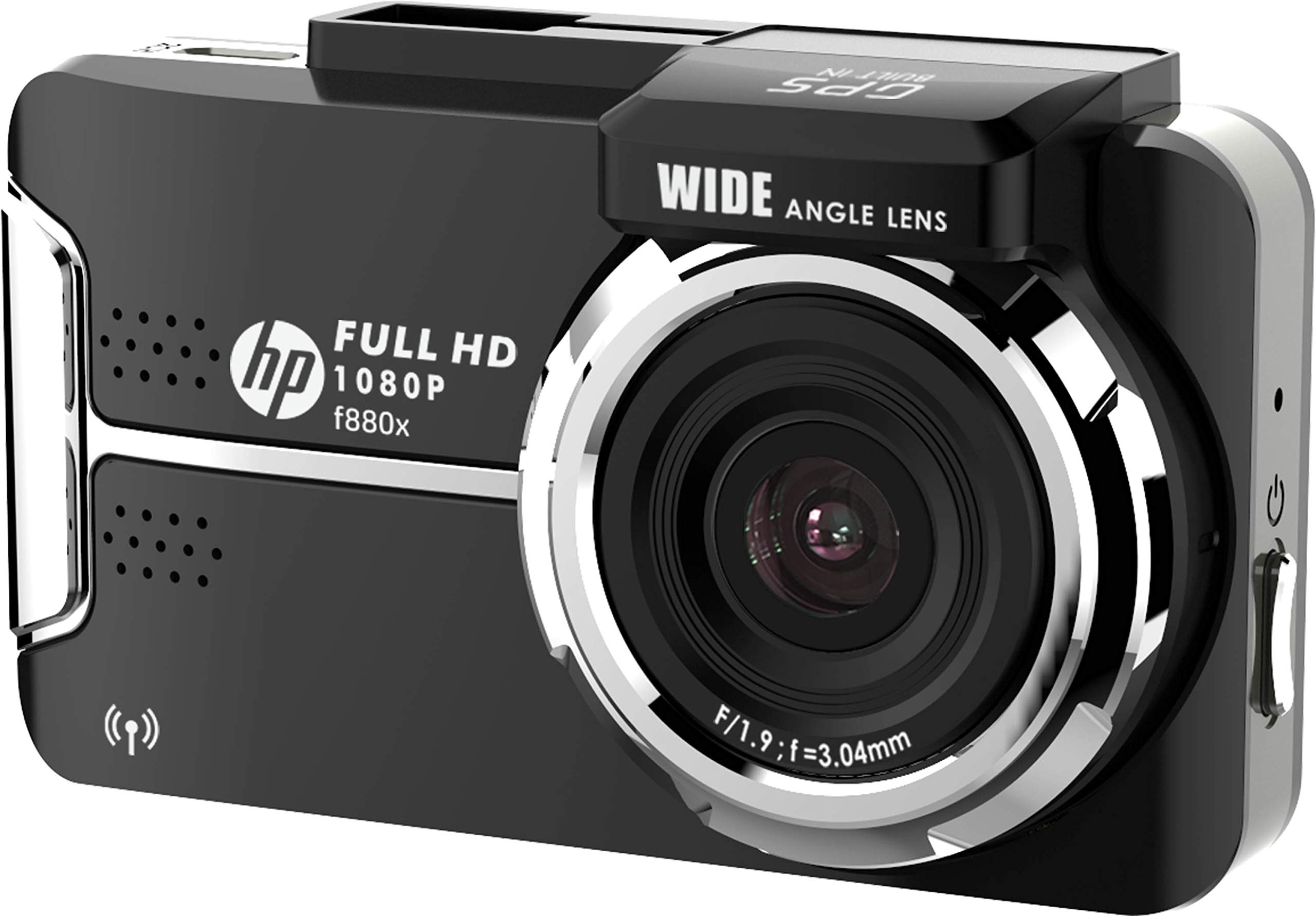 ヒューレットパッカード (hp) 200万画素ドライブレコーダー f880x HDR/WDR/FullHD GPS Wifi SONY製Starvisセンサー Gセンサー搭載 駐車監視機能付