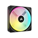 CORSAIR iCUE LINK QX120 RGB 拡張キット 120mm PWM RGB PCケースファン (ファン1個、iCUE LINKコネクタ付属) CO-9051001-WW(2)