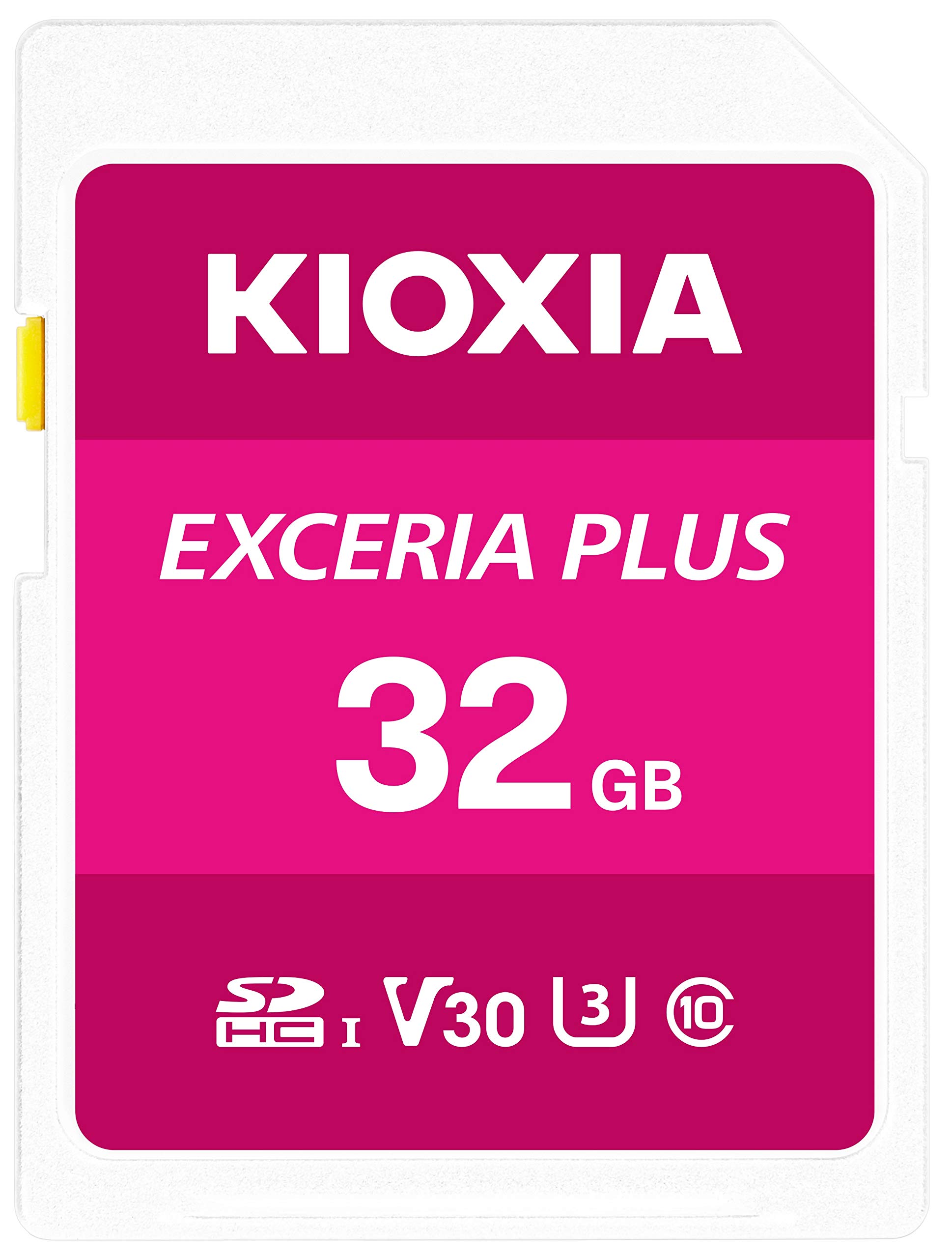 KIOXIA(キオクシア) 旧東芝メモリ SDHCカード 32GB UHS-I U3 V30 Class10 最大読出速度98MB/s 日本製 国内サポート正規品 メーカー保証5年 KLNPA032G