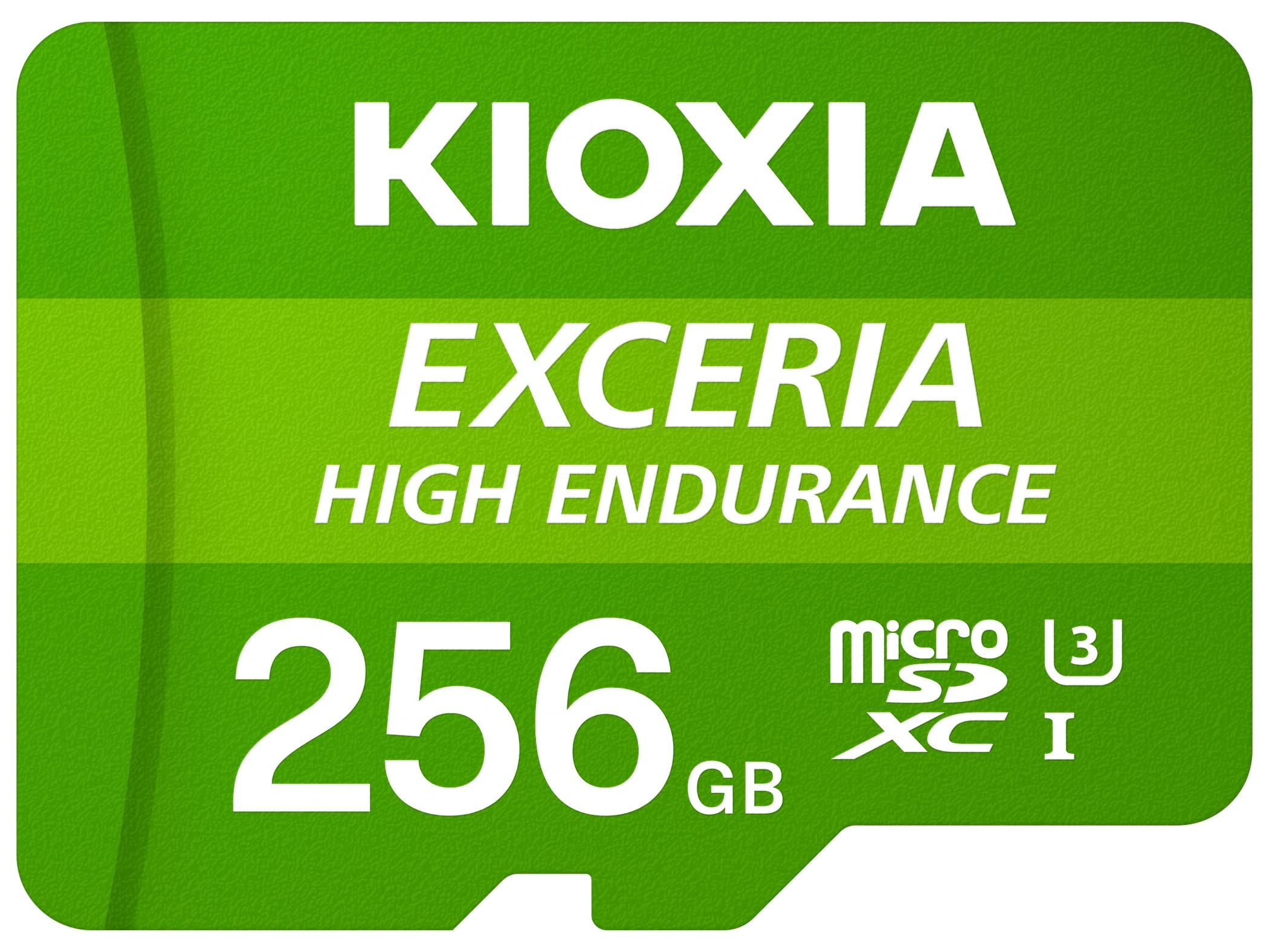 KIOXIA(キオクシア) 旧東芝メモリ microSDXCカード 256GB 高耐久 ドライブレコーダー対応 UHS-I U3 V30 Class10 最大読出速度100MB/s 国内サポート正規品 メーカー保証2年 KLMHA256G