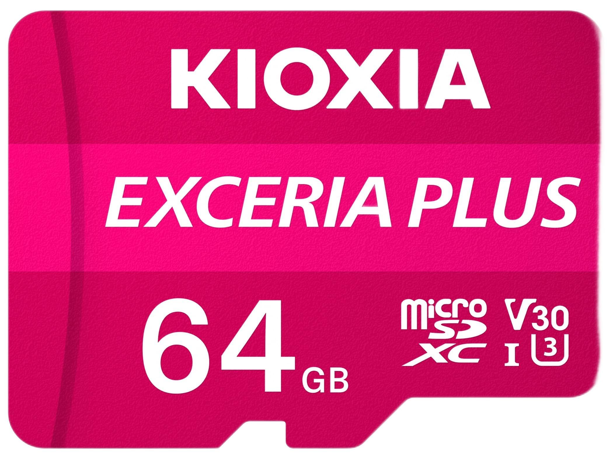 KIOXIA(キオクシア) 旧東芝メモリ microSDXCカード 64GB UHS-I U3 V30 Class10 (最大読出速度100MB/s) ..