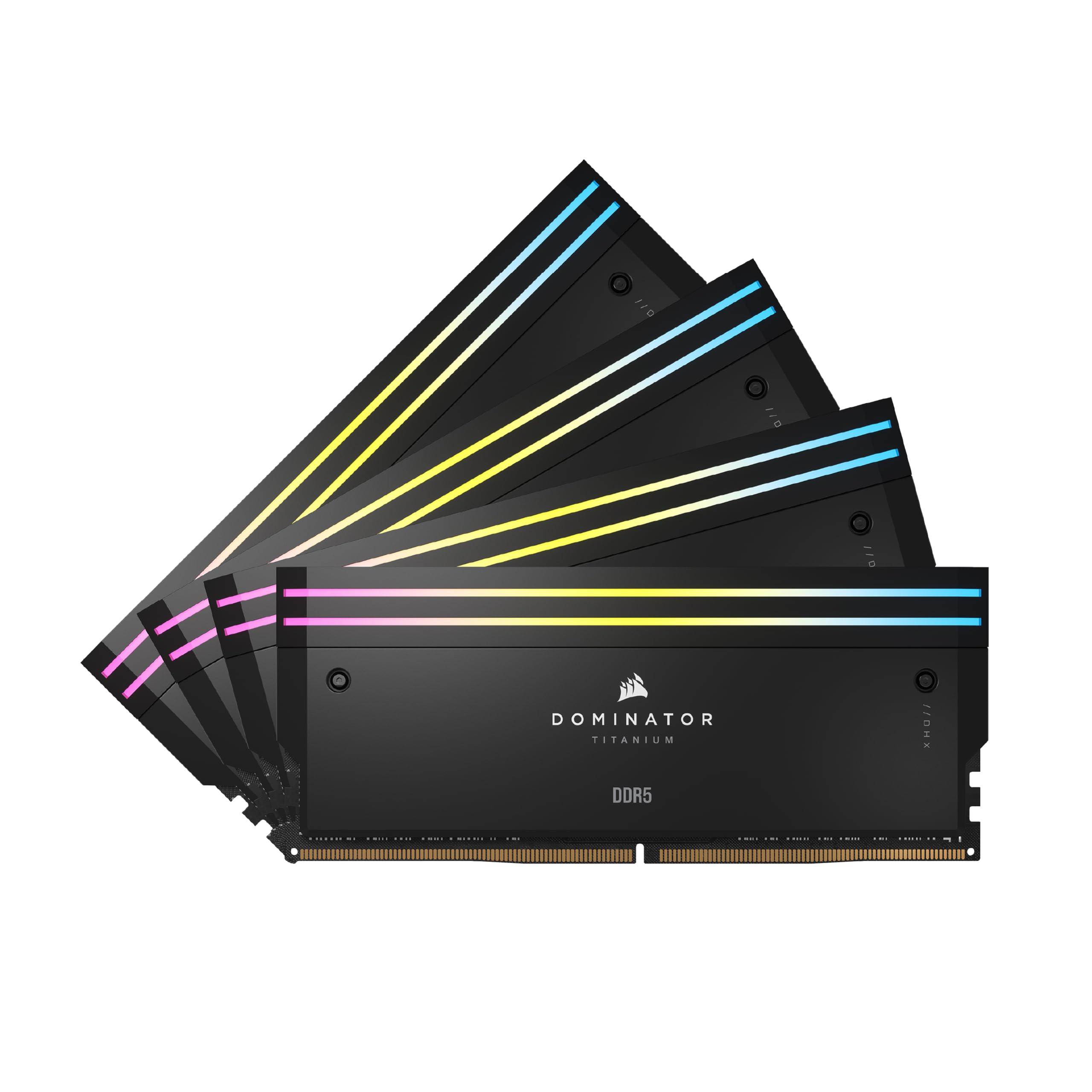 CORSAIR DDR5-6400MHz ǥȥåPCѥ DOMINATOR TITANIUM DDR5꡼ (PC5-51200) Intel XMPꥭå 64GB ֥å [16GB4] CL32 CMP64GX5M4B6400C32