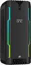 CORSAIR ONE i300 コンパクトゲーミングPC 32GB (Intel Core i9/NVIDIA RTX 3080 グラフィックス/CORSAIR VENGEANCE DDR5 メモリ/Thunderbolt 4 /W11 Pro)CS-9020031-JP ブラック