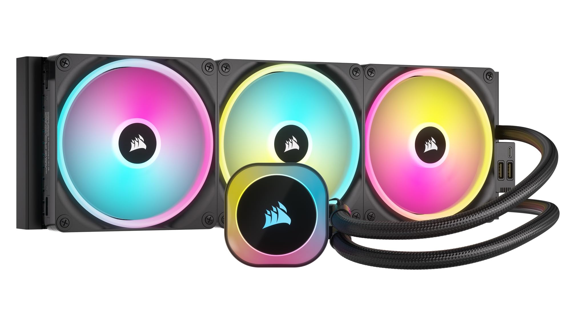 CORSAIR iCUE LINK H170i RGB 420mm饸 iCUE LINKб ʰ׿ CPU顼 ֥å CW-9061004-WW