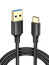 UGREEN USB 3.0 typec ケーブル 5Gbps データ転送 1M Quick Charge 3.0 usb c ケーブル 急速充電 Galaxy S21 S20 S10 S9 S8 Z Flip Note 9T Note 8 Xperia 10 II PS5 などに対応 1M