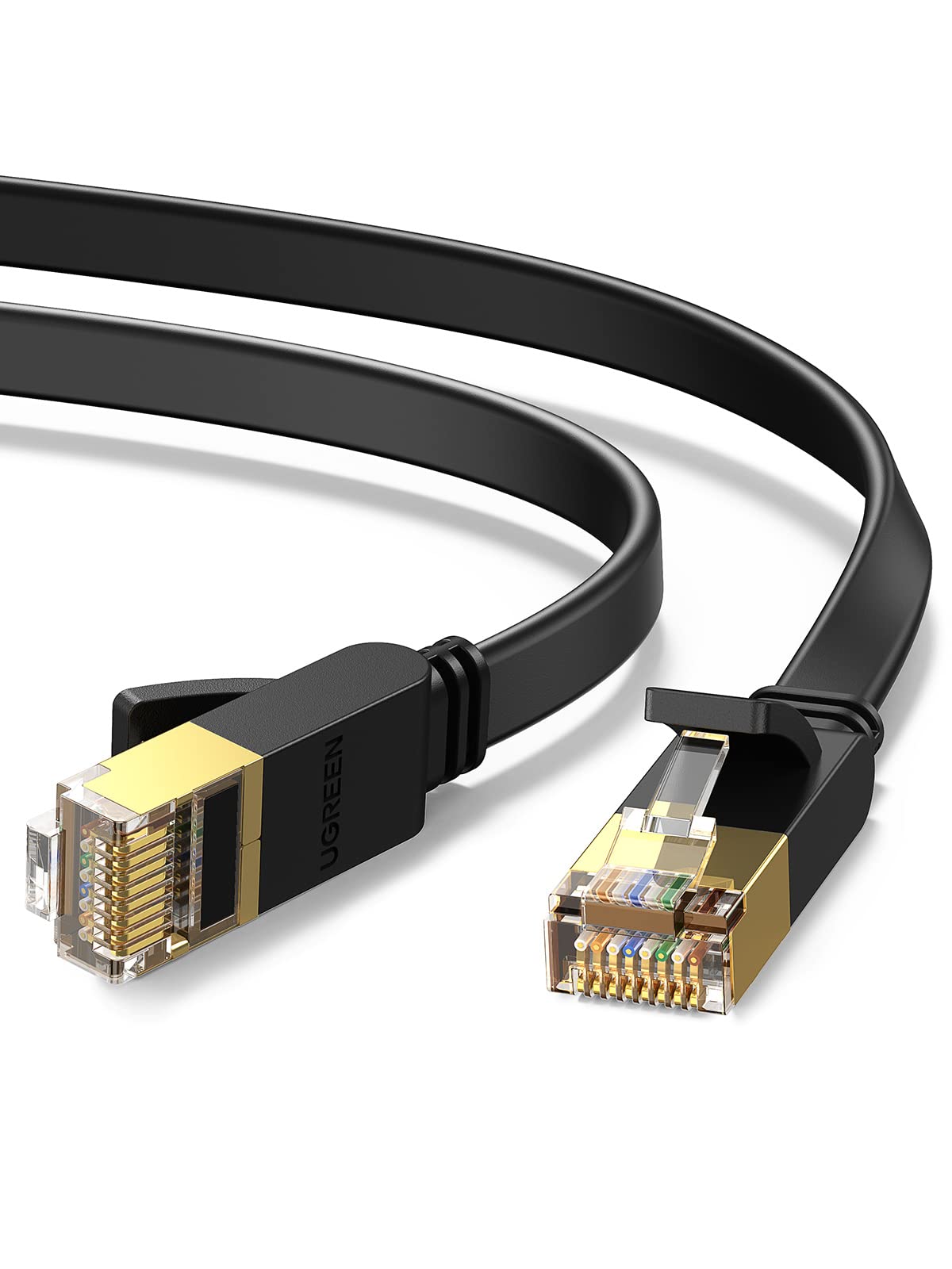 UGREEN LANケーブル カテゴリー7 10M RJ45 コネクタ ギガビット10Gbps/600MHz CAT7準拠 イーサネットケ..