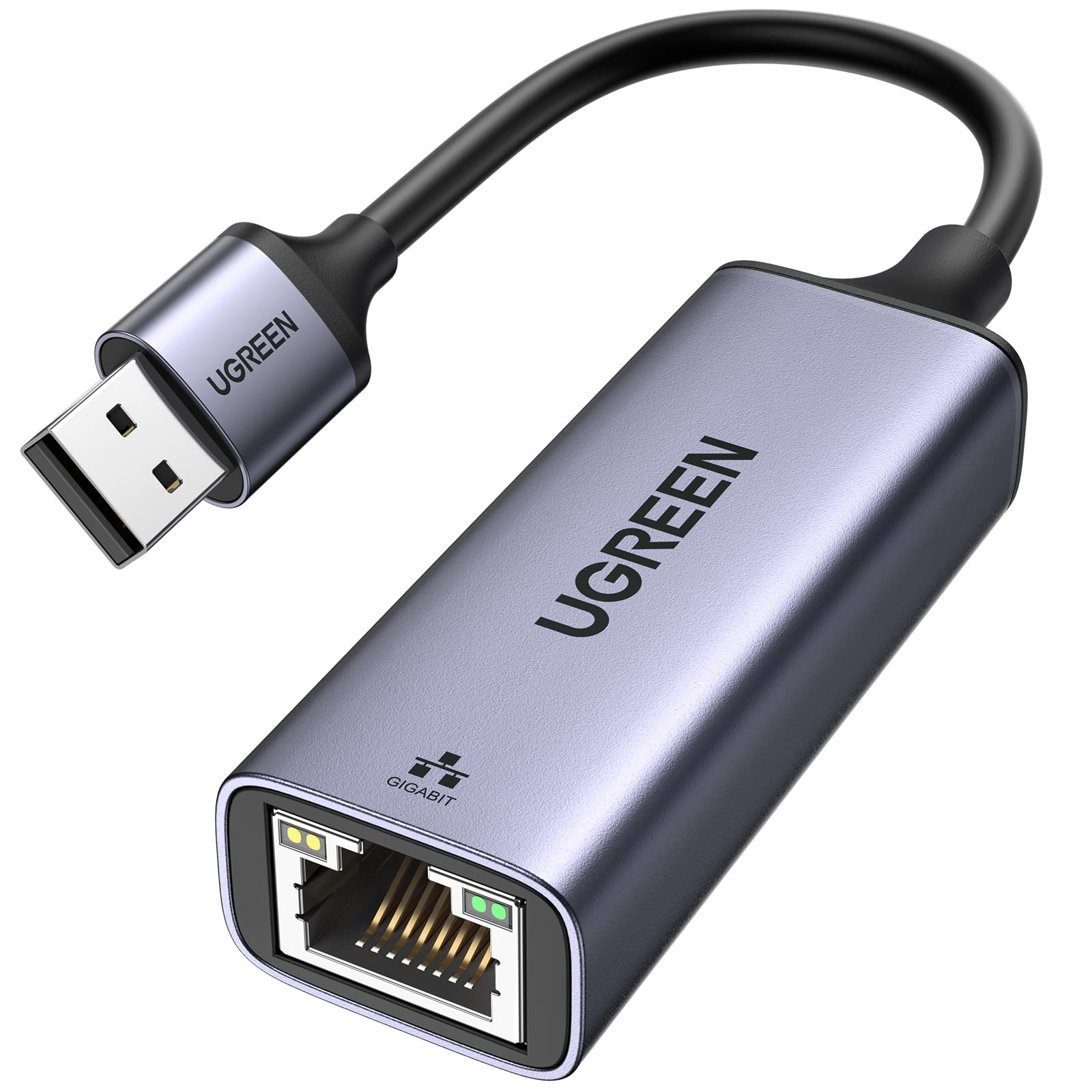 UGREEN ͭLANץ USB LAN 1000Mbps® SwitchŬ USB3.0 to RJ45 Windows/...
