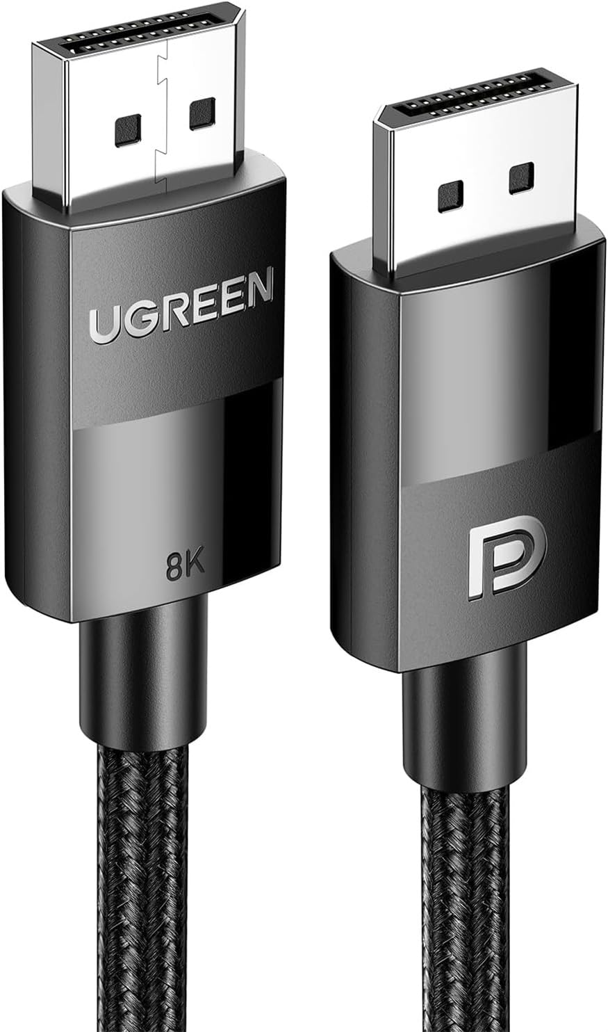UGREEN ߥ 8K Displayport ֥ 1.4 VESA ǥץ쥤ݡ ֥ HDRб 8K@...
