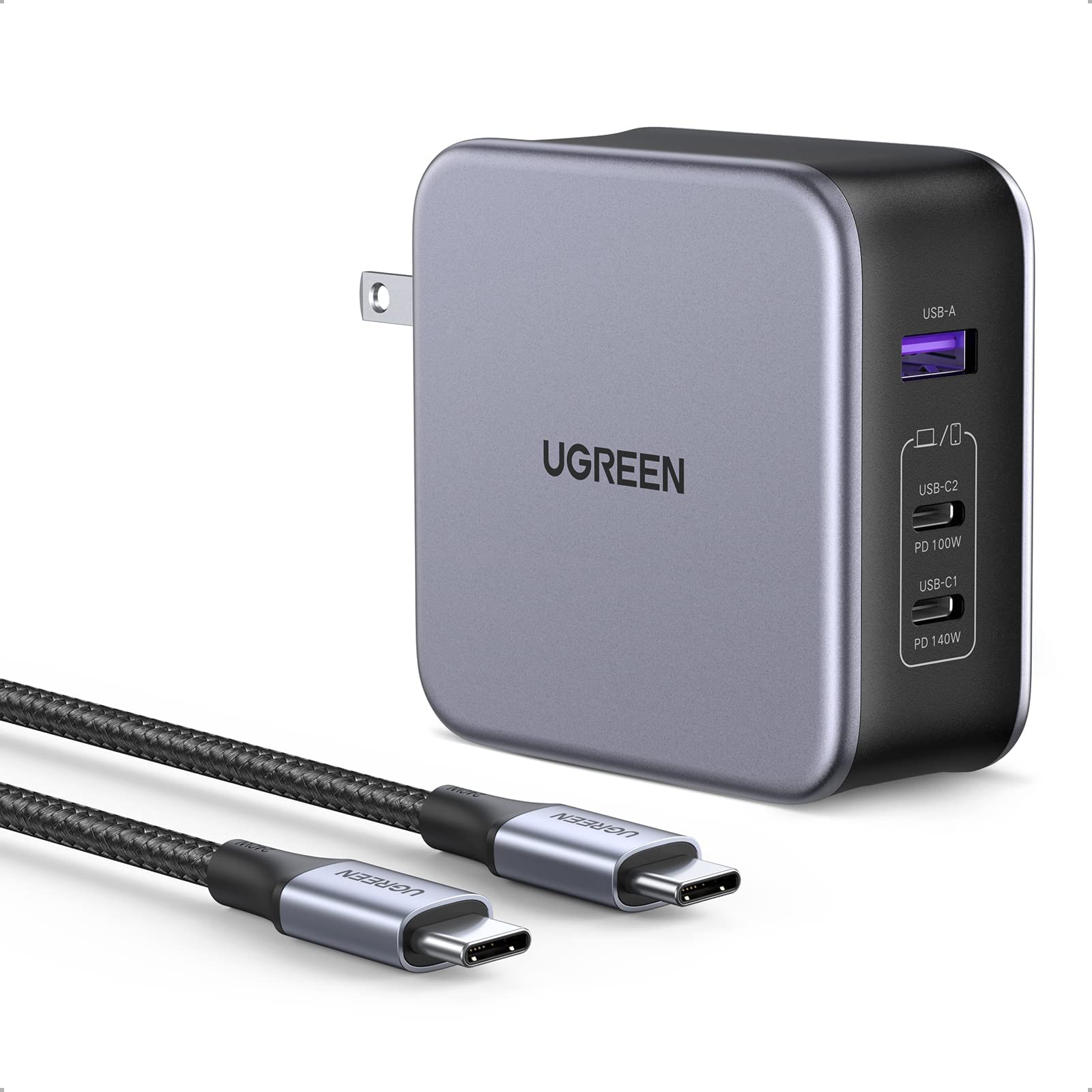 UGREEN Nexode Ŵ ñݡ140W ΡPC®Ų ȳPD3.1+QC5.0б UGREENȼGaNF...