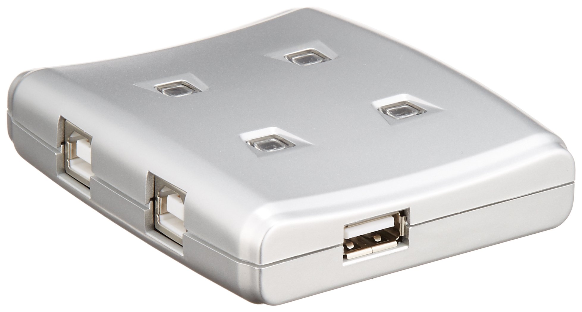 エレコム USB切替器 手動 2.0対応 4台 ロック機能付 USS2-W4