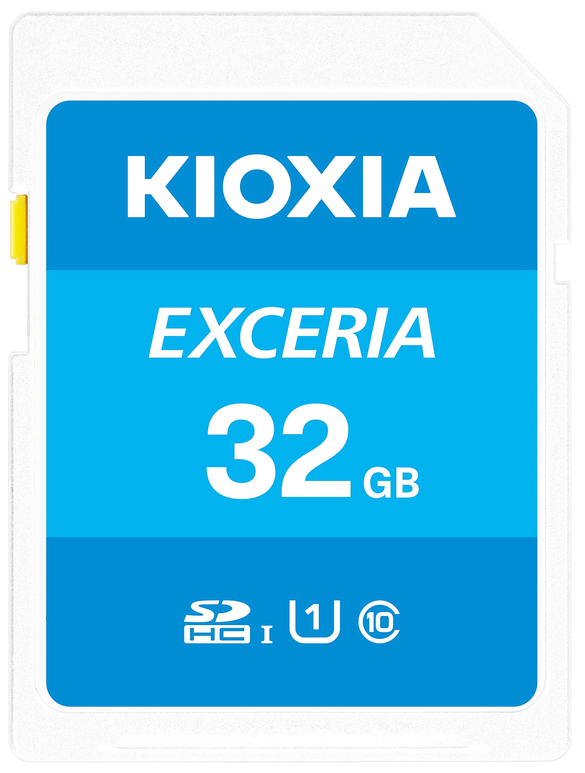 KIOXIA(キオクシア) 旧東芝メモリ SDカード 32GB SDHC UHS-I Class10 読出速度100MB/s 日本製 国内正規品 メーカー保証5年 KLNEA032G