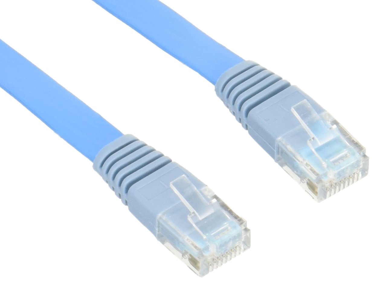 エレコム LANケーブル 50m スーパーフラット CAT5e準拠 ブルー LD-CTFS/BU50