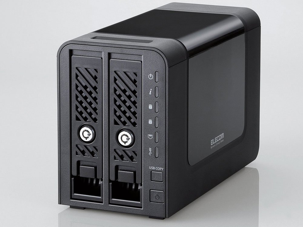 エレコム Linux搭載 2BayNAS 2TB(2)