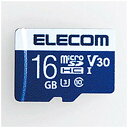 エレコム MicroSDHCカード データ復旧サービス付 ビデオスピードクラス対応 UHS-I U3 80MB s 16GB MF-MS016GU13V3R