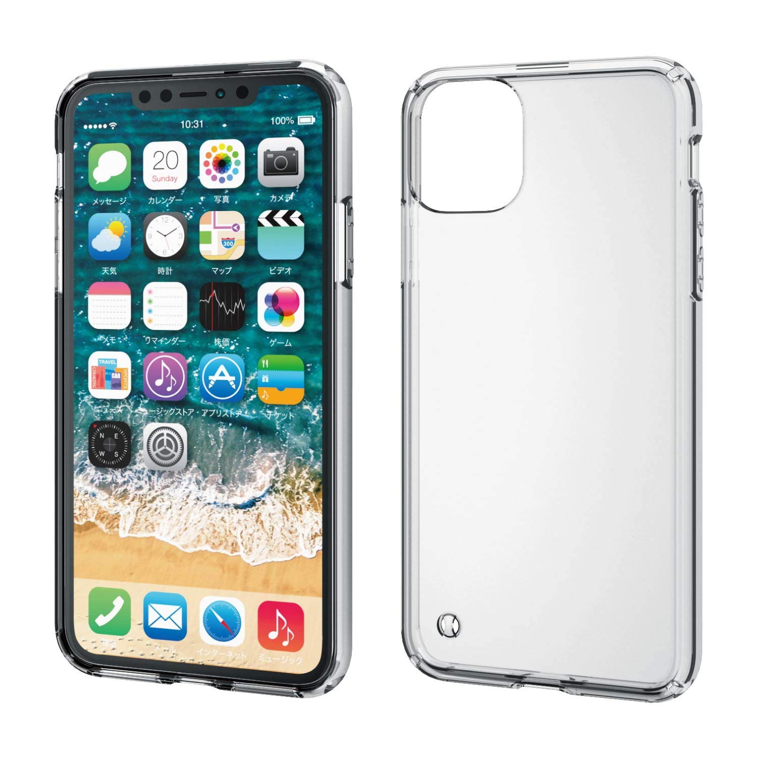 ���쥳�� iPhone 11 Pro Max ������ �ϥ��֥�å� �Ѿ׷�+��� [���������å����ǻͶ����ݸ�] ���ꥢ PM-A19DHVCCR