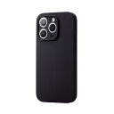 エレコム iPhone15 Pro ケース カメラ保護 シリコン MAGKEEP 磁力吸着 マグネット ワイヤレス充電対応(磁力吸着タイプのみ) ブラック PM...