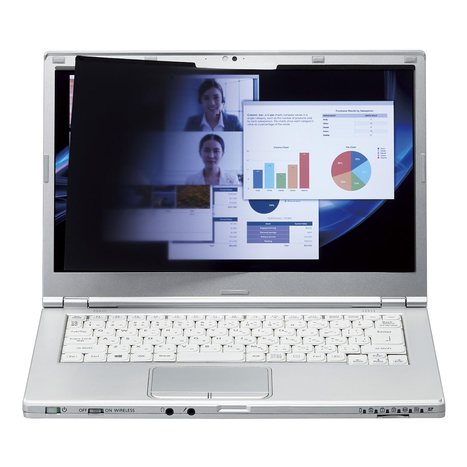 쥳 վݸե륿 Τɻ ޥͥåȥ  15.6W(169) EF-PFMK156W9